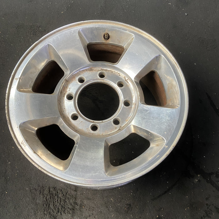 17" DODGE 1500 PICKUP 06 8 lug, , aluminum, Original OEM Wheel Rim - POLISHED - View 8
