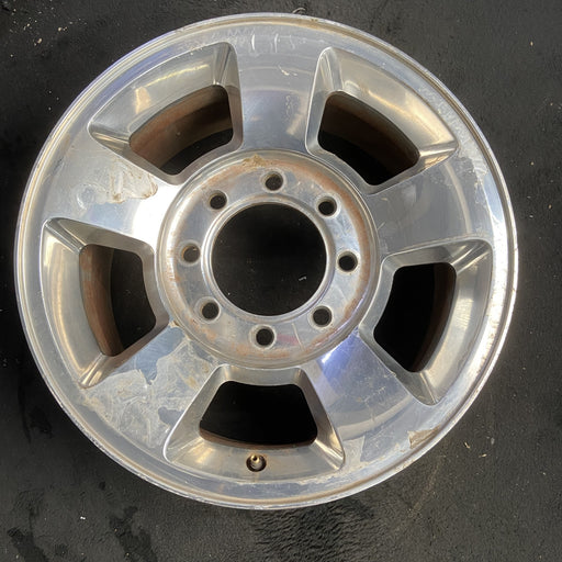 17" DODGE 1500 PICKUP 06 8 lug, , aluminum, Original OEM Wheel Rim - POLISHED - Additional View