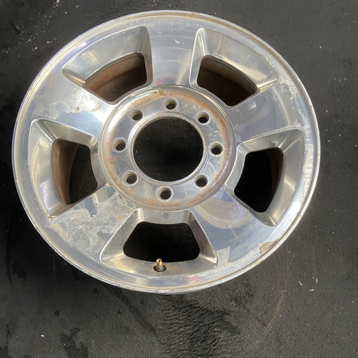 17" DODGE 1500 PICKUP 06 8 lug, , aluminum, Original OEM Wheel Rim - POLISHED - View 7