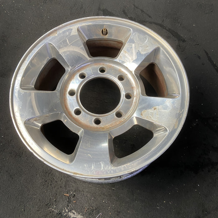 17" DODGE 1500 PICKUP 06 8 lug, , aluminum, Original OEM Wheel Rim - POLISHED - View 8