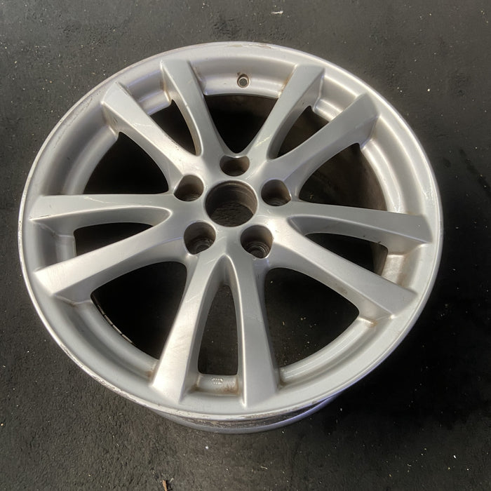 18" LEXUS IS250 08 18x8.5 , 5 double spoke Original OEM Wheel Rim - HYPER SILVER - View 8