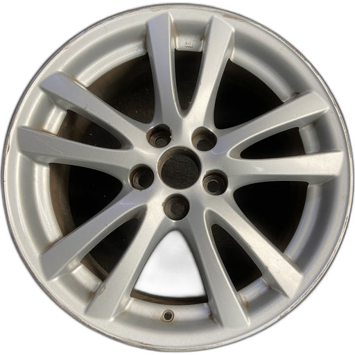 18" LEXUS IS250 08 18x8.5 , 5 double spoke Original OEM Wheel Rim - HYPER SILVER - Front View