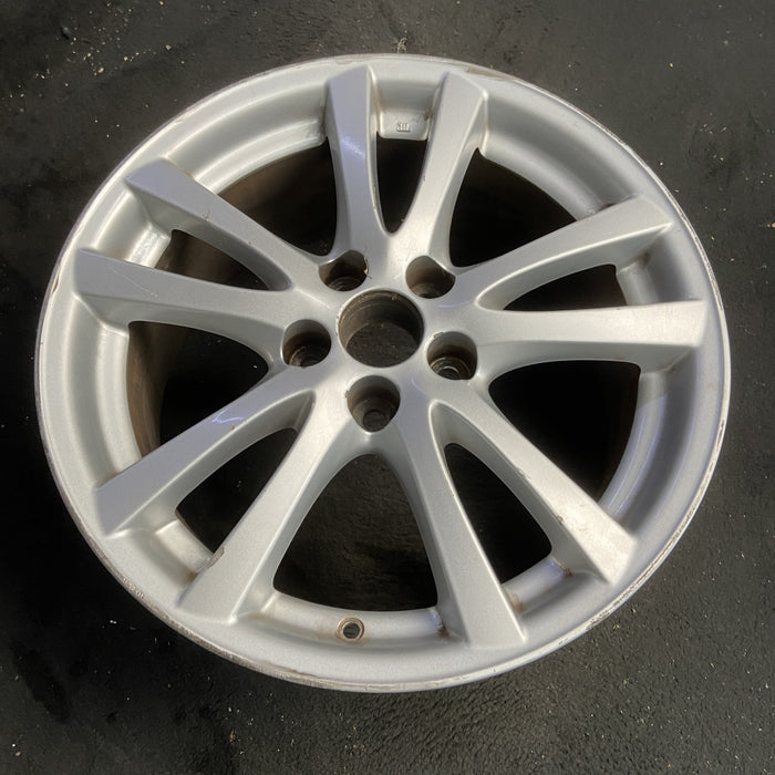 18" LEXUS IS250 08 18x8.5 , 5 double spoke Original OEM Wheel Rim - HYPER SILVER - View 7