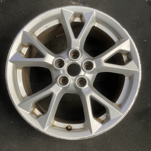 18" MAXIMA 12-14 18x8 , flat spoke, bright Original OEM Wheel Rim - SILVER - Additional View