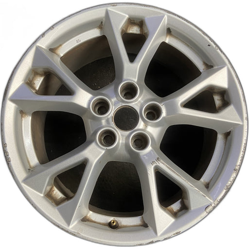 18" MAXIMA 12-14 18x8 , flat spoke, bright Original OEM Wheel Rim - SILVER - Front View