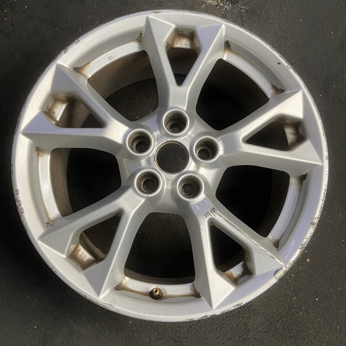 18" MAXIMA 12-14 18x8 , flat spoke, bright Original OEM Wheel Rim - SILVER - Additional View