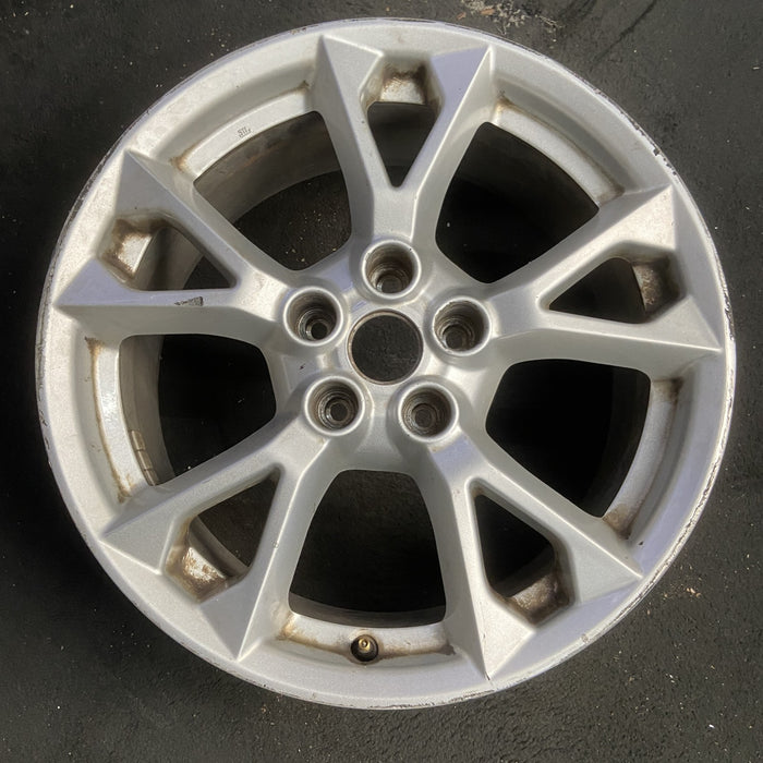 18" MAXIMA 12-14 18x8 , flat spoke, bright Original OEM Wheel Rim - SILVER - Additional View