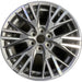 18" TRAVERSE 24 , 18x7.5, Original OEM Wheel Rim - MACHINED CHARCOAL - Front View