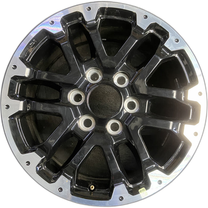 18" SEQUOIA 23-24 18x7.5, 6 double spoke, Original OEM Wheel Rim - MACHINED - Front View