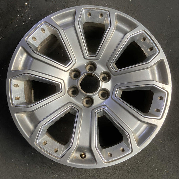22" ESCALADE 15-20 22x9, 7 spoke, single, with inserts, opt RXN Original OEM - Additional View