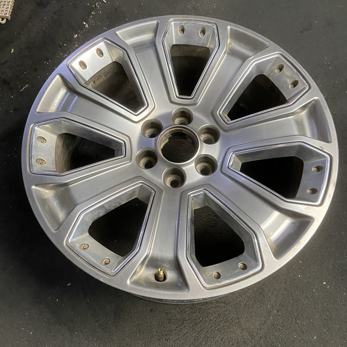 22" ESCALADE 15-20 22x9, 7 spoke, single, with inserts, opt RXN Original OEM - View 7