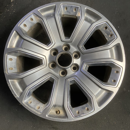 22" ESCALADE 15-20 22x9, 7 spoke, single, with inserts, opt RXN Original OEM - Additional View