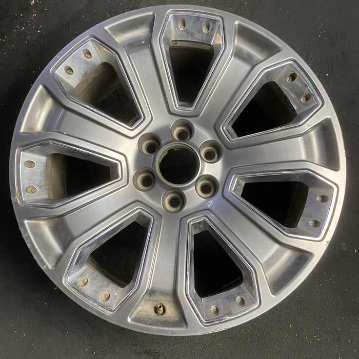 22" ESCALADE 15-20 22x9, 7 spoke, single, with inserts, opt RXN Original OEM - Additional View