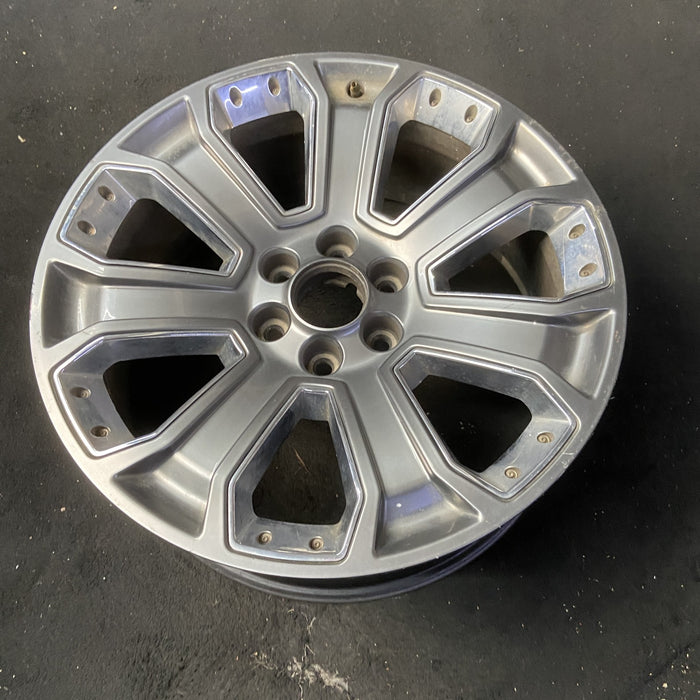 22" ESCALADE 15-20 22x9, 7 spoke, single, with inserts, opt RXN Original OEM - View 8