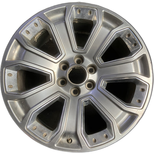 22" ESCALADE 15-20 22x9, 7 spoke, single, with inserts, opt RXN Original OEM - Front View