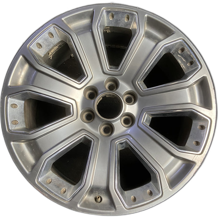 22" ESCALADE 15-20 22x9, 7 spoke, single, with inserts, opt RXN Original OEM - Front View