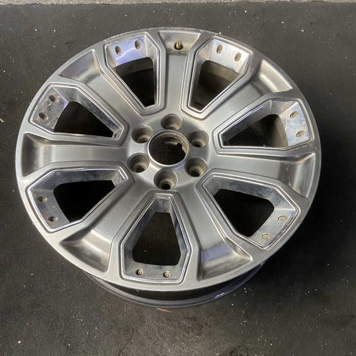 22" ESCALADE 15-20 22x9, 7 spoke, single, with inserts, opt RXN Original OEM - View 8