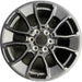 20" SEQUOIA 24-26 20x8, 6 Y spoke, Original OEM Wheel Rim - BLACK - Front View
