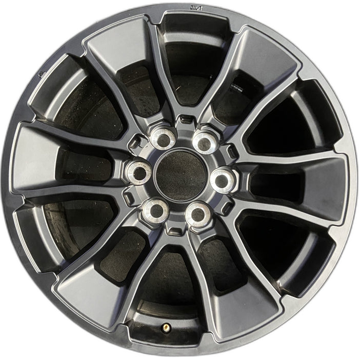 20" SEQUOIA 24-26 20x8, 6 Y spoke, Original OEM Wheel Rim - BLACK - Front View
