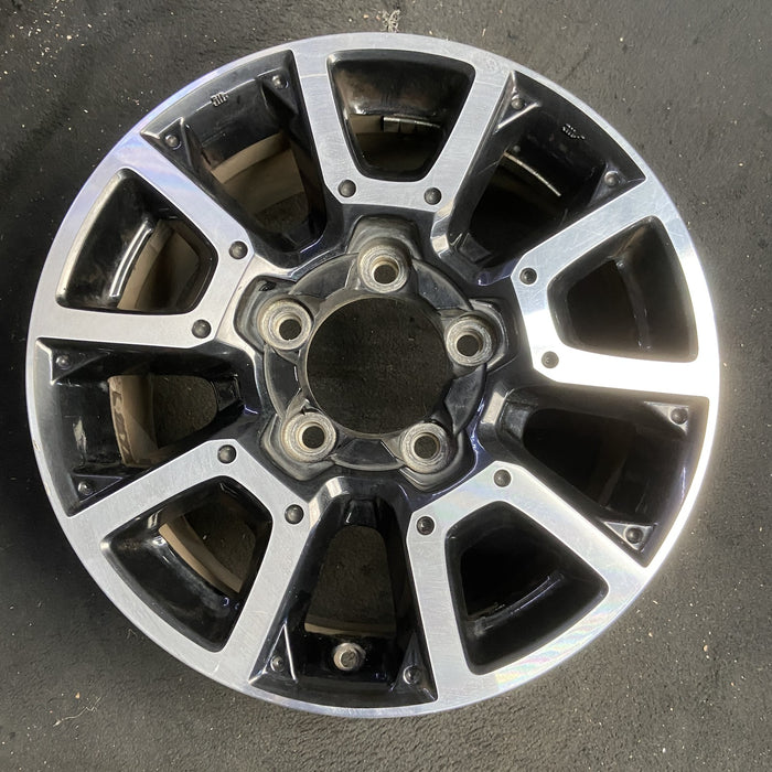 18" TUNDRA 14 18x8, alloy, 10 spoke Original OEM Wheel Rim - MACHINED BLACK - Additional View