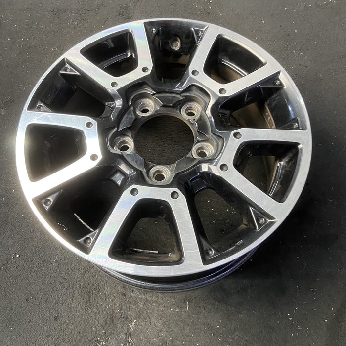 18" TUNDRA 14 18x8, alloy, 10 spoke Original OEM Wheel Rim - MACHINED BLACK - View 8