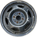 14" PRIZM 93-02 14x5.5, steel, Original OEM Wheel Rim - BLACK - Front View