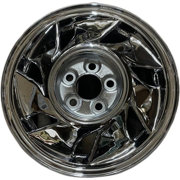 16" ECLIPSE 90-91 16x6, alloy Original OEM Wheel Rim - CHROME - Front View