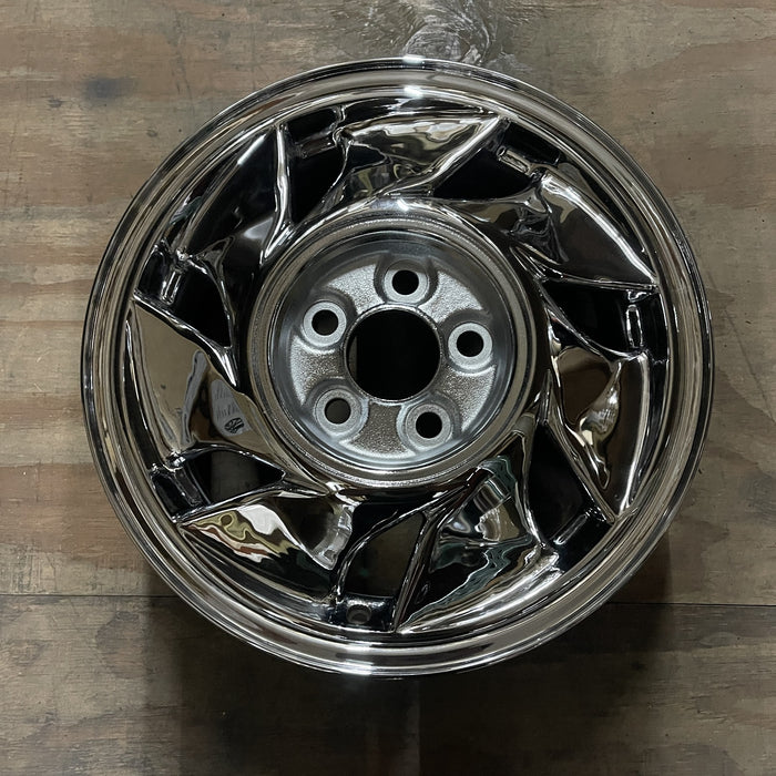 16" ECLIPSE 90-91 16x6, alloy Original OEM Wheel Rim - CHROME - Additional View