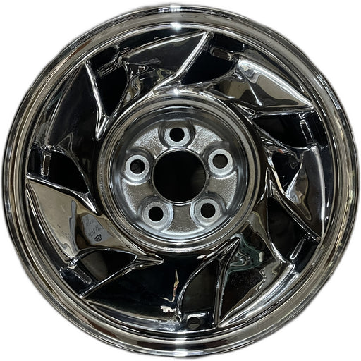16" ECLIPSE 90-91 16x6, alloy Original OEM Wheel Rim - CHROME - Front View