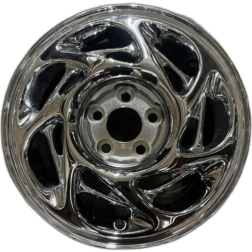 16" STEALTH 91-93 16x8 , R. Original OEM Wheel Rim - CHROME - Front View