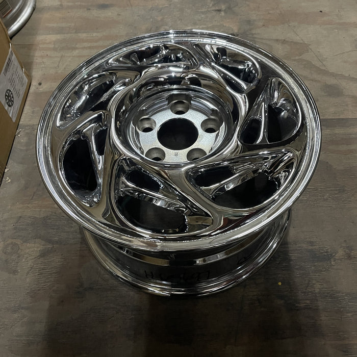 16" STEALTH 91-93 16x8 , R. Original OEM Wheel Rim - CHROME - View 7