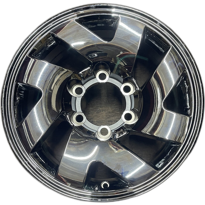 16" MONTERO 00-01 16x7 , 8 spoke, plain Original OEM Wheel Rim - CHROME - Front View