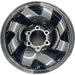 16" MONTERO 00-01 16x7 , 8 spoke, plain Original OEM Wheel Rim - CHROME - Front View