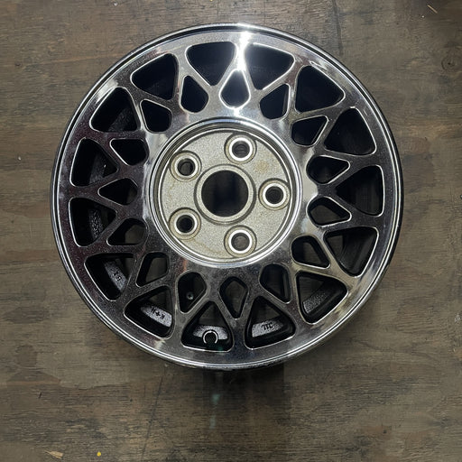14" MAZDA 626 90-92 14x5.5, alloy, 15 spoke Original OEM Wheel Rim - CHROME - Additional View