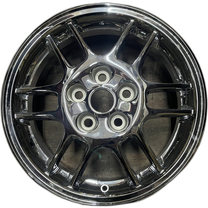 16" ECLIPSE 99 16x6, alloy, 12 spoke Original OEM Wheel Rim - CHROME - Front View