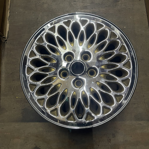 16" CARAVAN 96-97 16x6.5, aluminum, lace design Original OEM Wheel Rim - CHROME - Additional View