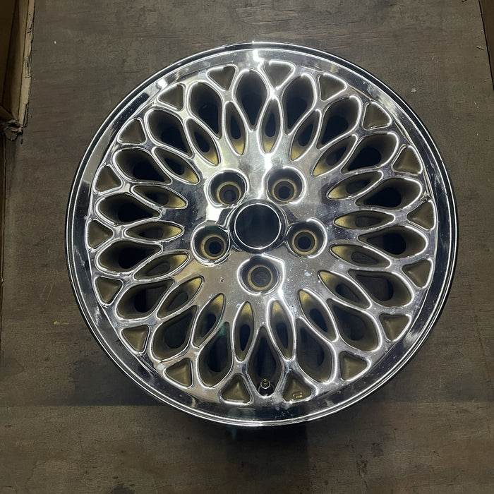 16" CARAVAN 96-97 16x6.5, aluminum, lace design Original OEM Wheel Rim - CHROME - Additional View