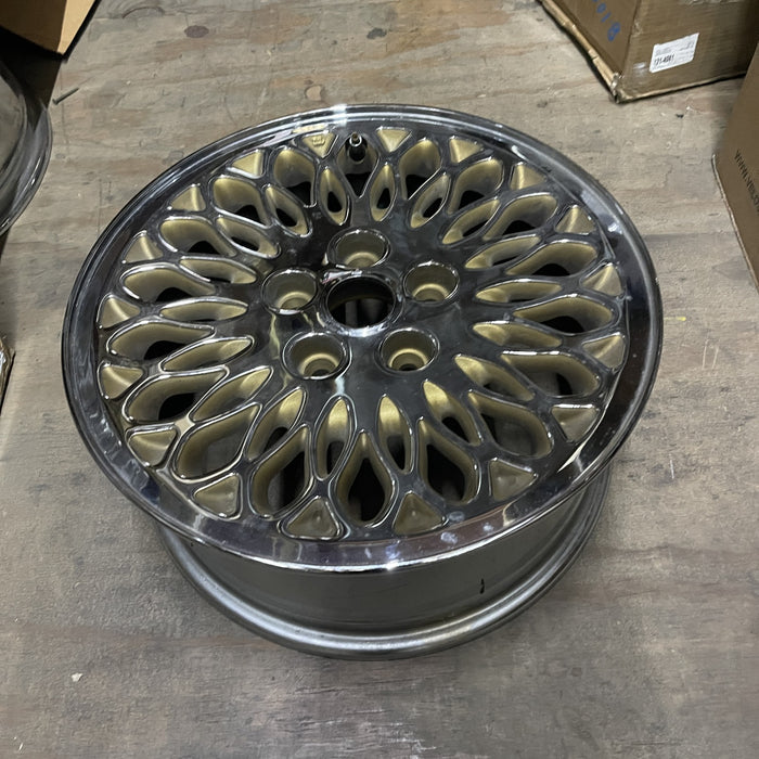 16" CARAVAN 96-97 16x6.5, aluminum, lace design Original OEM Wheel Rim - CHROME - View 8