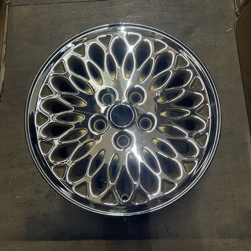16" CARAVAN 96-97 16x6.5, aluminum, lace design Original OEM Wheel Rim - CHROME - Additional View