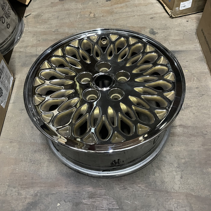 16" CARAVAN 96-97 16x6.5, aluminum, lace design Original OEM Wheel Rim - CHROME - View 8