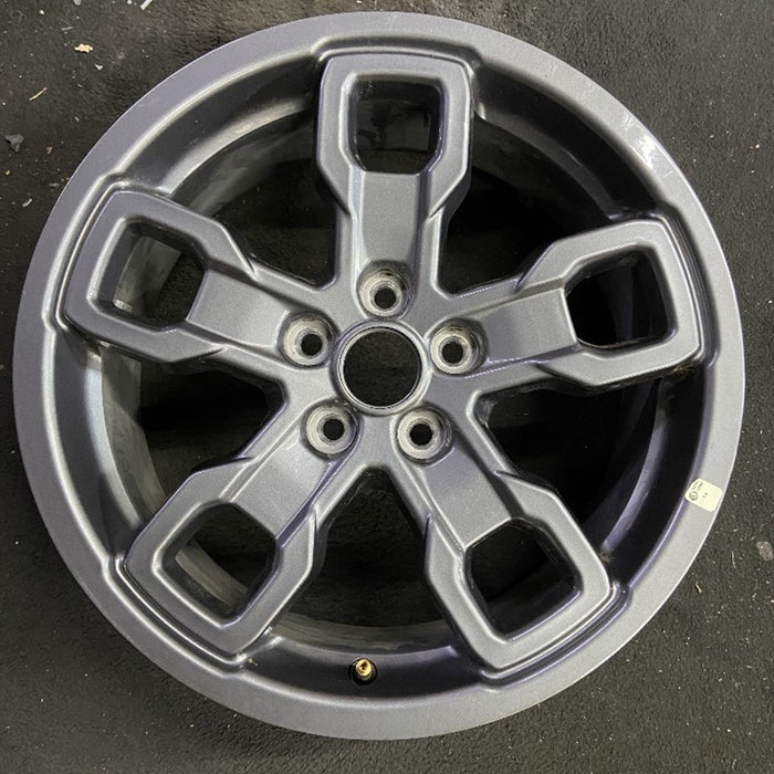 17" BRONCO SPORT 21-24 17x7, alloy, 5 spoke, slotted spoke Original OEM Wheel - Front View