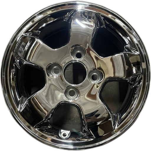 15" ACCORD 01-02 4 cylinder , 15x6, alloy, 5 spoke, flush center cap Original - Front View