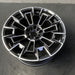 21" BMW M5 25-26 21x11, 7 spoke Original OEM Wheel Rim - MACHINED BLACK - View 8
