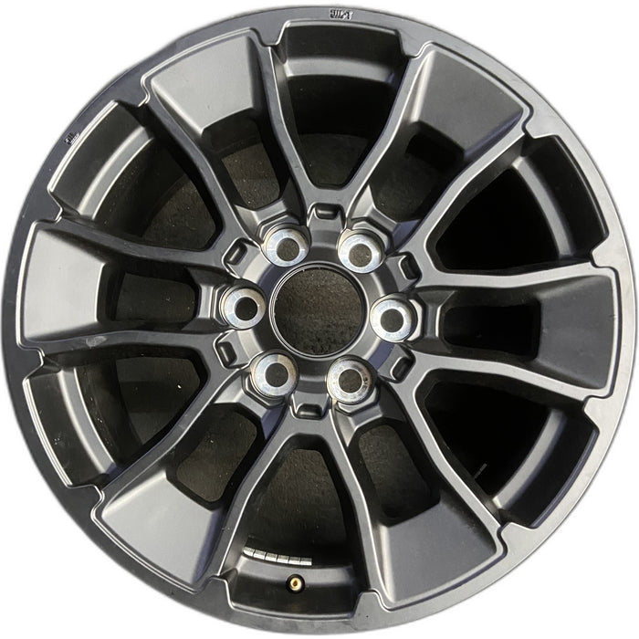 20" SEQUOIA 24-26 20x8, 6 Y spoke, Original OEM Wheel Rim - BLACK - Front View