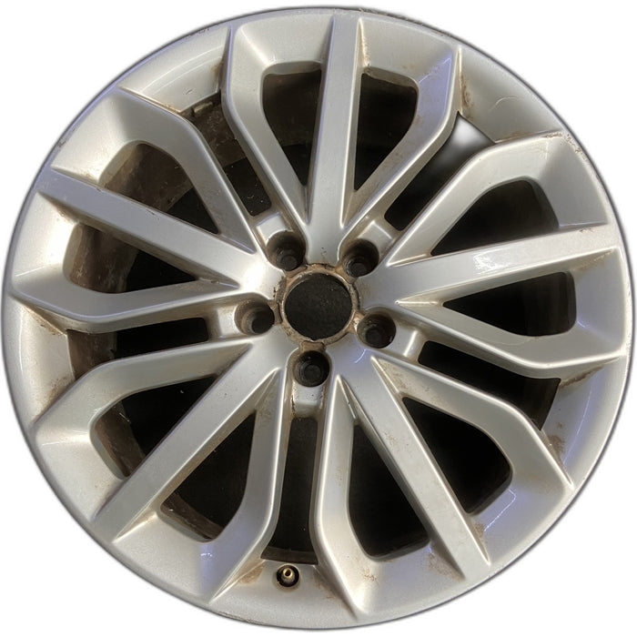 19" AUDI A6 12-15 19x8.5 Original OEM Wheel Rim - Front View