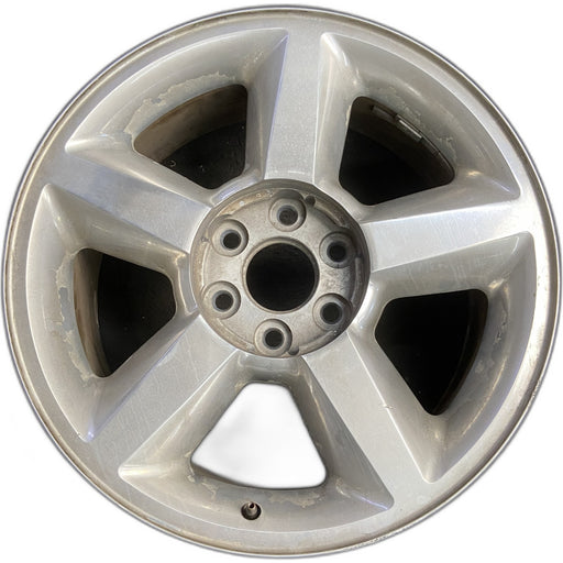 20" AVALANCHE 1500 07 20x8.5, 5 spoke, covered lug nuts, w/o groove in spoke; - Front View