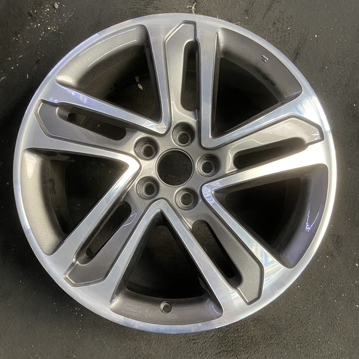 20" MDX 17 20x8 , machine face, V spoke Original OEM Wheel Rim - MACHINED - Additional View
