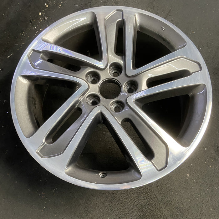 20" MDX 17 20x8 , machine face, V spoke Original OEM Wheel Rim - MACHINED - View 7