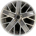 20" WRANGLER 22-23 20x8 , double spoke Original OEM Wheel Rim - MACHINED - Front View