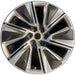 22" LYRIQ 23 22x9.5 Original OEM Wheel Rim - POLISHED BLACK - Front View